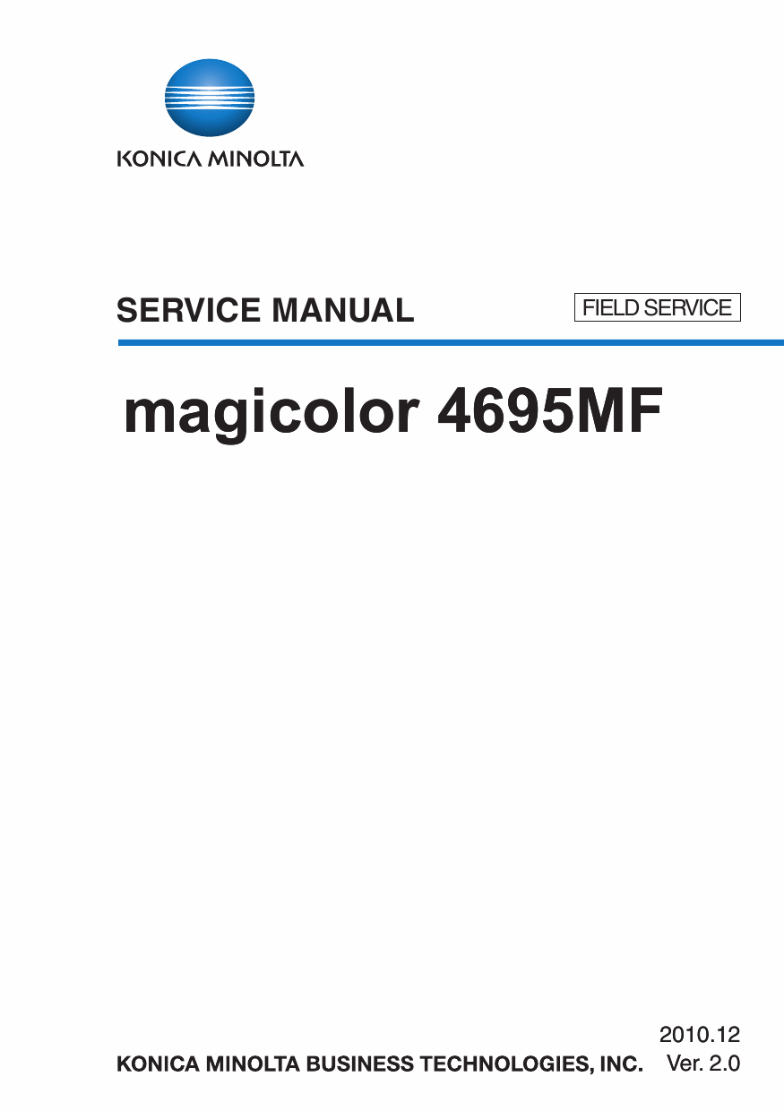 Konica-Minolta magicolor 4695MF FIELD-SERVICE Service Manual-1